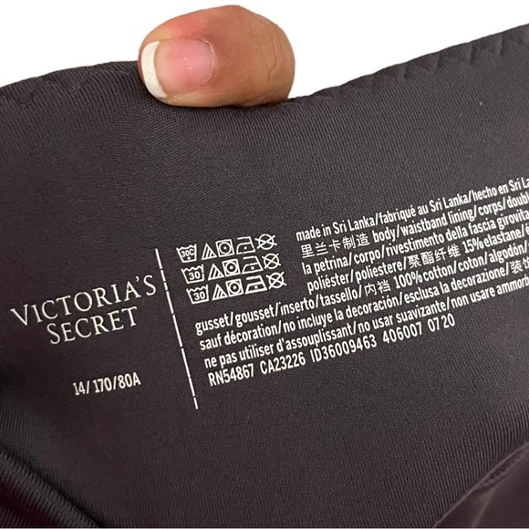 Victoria Secret Ultimate V High Waist Compression Running Leggings Tights Purple - Picture 3 of 3